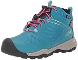 KEEN Wanduro Mid Waterproof Wanderstiefel, Fjord Blue Fuchsia Purple, 35 EU