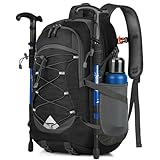 IGOLUMON Wanderrucksack Herren Damen 40L Wasserdichter Rucksack Leicht Faltbarer Reiserucksack Trekkingrucksack mit Reflexstreifen Für Radfahren, Klettern, Bergsteigen und Reisen Sport