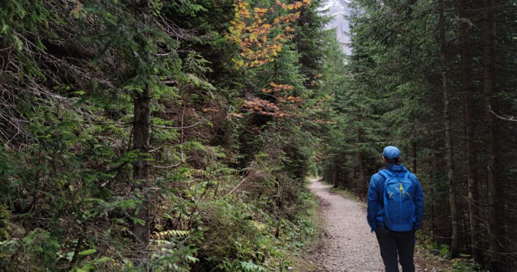 Der Wanderweg zum Karersee