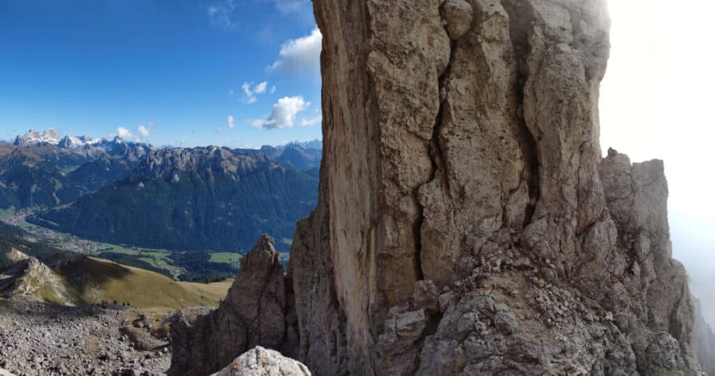 Die Masaré-Schlüsselstelle: der Kamin