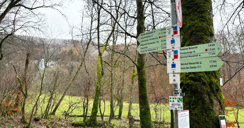 Unsere Empfehlung: der untere Wasserfallweg